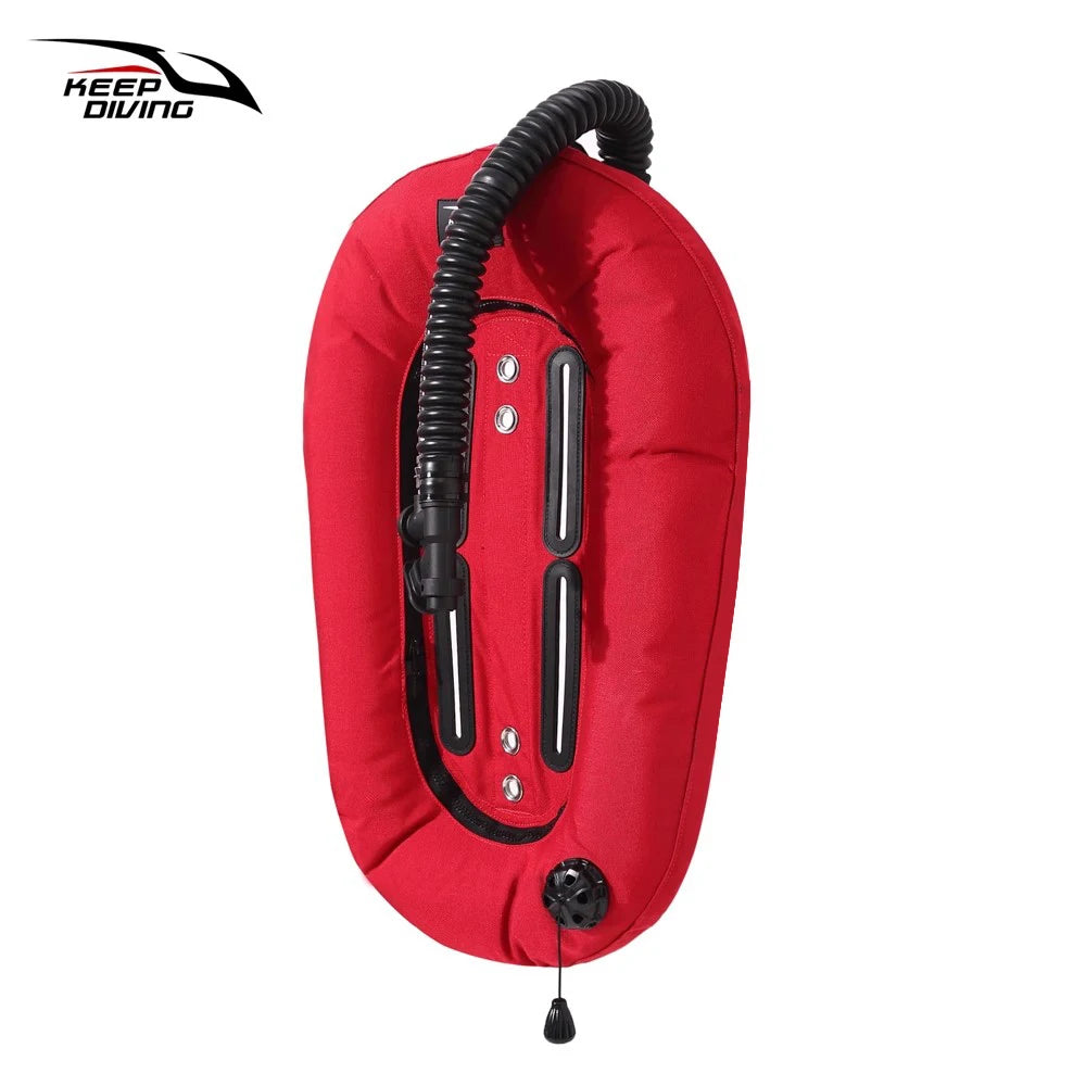 1 unidad de 30 libras de chaleco de buceo con ala de dona, cilindro de buceo técnico de un solo tanque, compensador de flotabilidad, equipo de seguridad