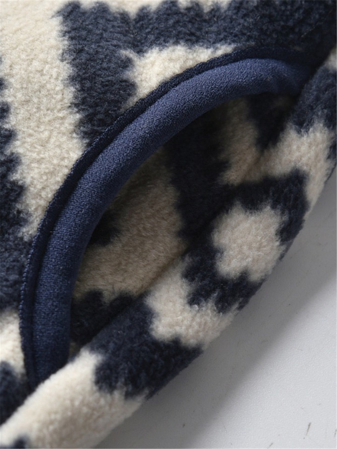 Chaqueta con cuello alto, gruesa, cálida, informal, con estampado a cuadros vintage para niños, nueva