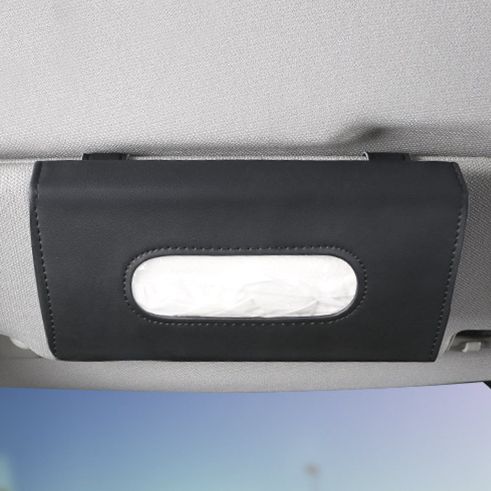 Caja para toallas de papel con parasol de moda para coche | Caja extraíble para coche
