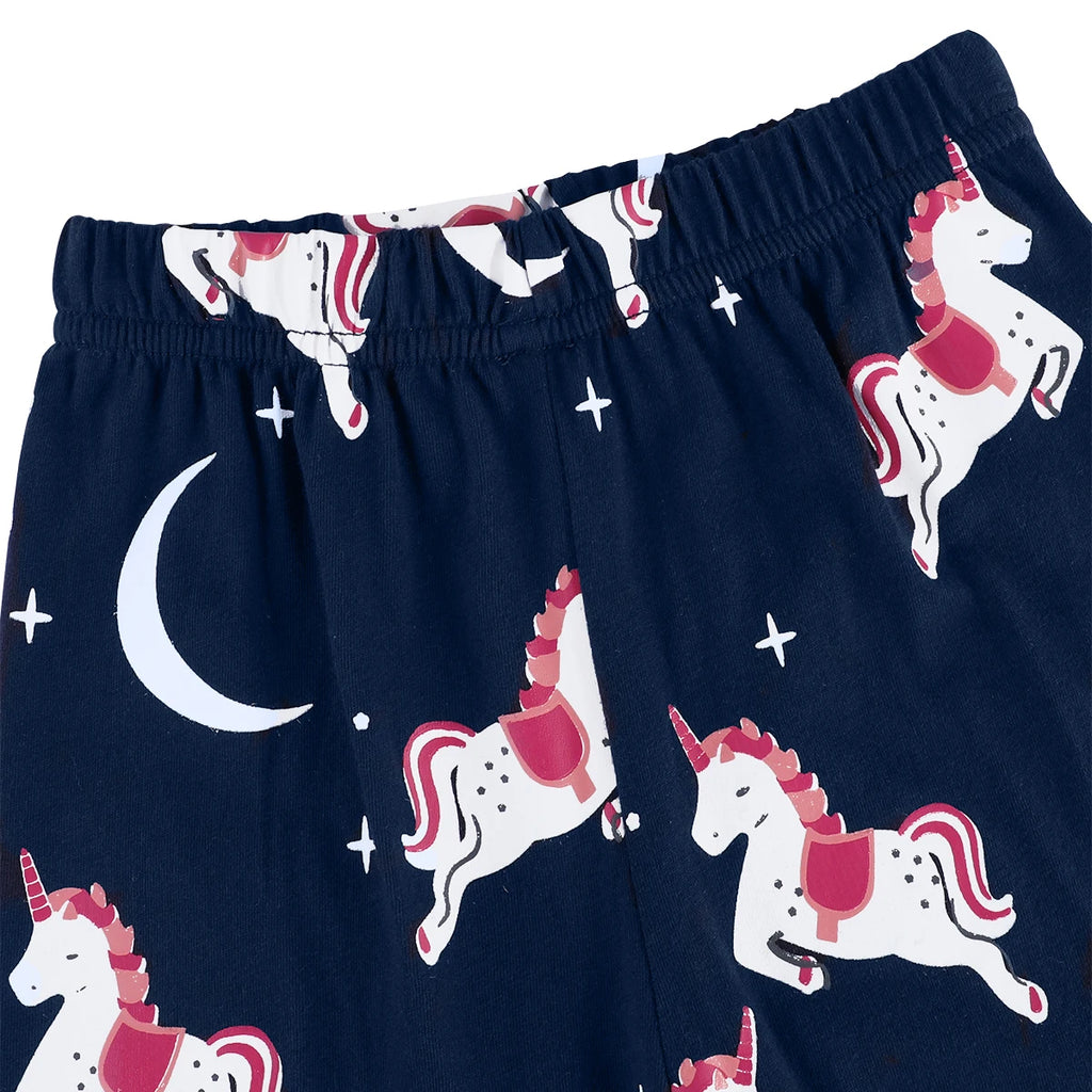 Pijamas para niños niña niño pequeño unicornio esqueleto Halloween ropa de dormir bebé lindo carnaval pijama Unicornio infantil