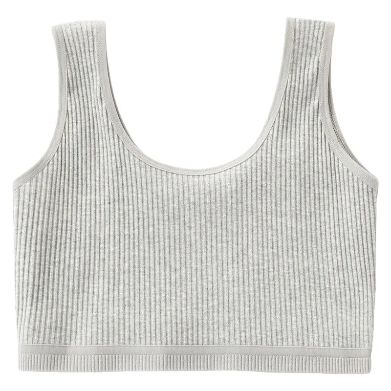 Sujetador de algodón para niña, ropa interior para niñas adolescentes, niños grandes, estudiantes, camisetas pequeñas, escolares, sujetador para niñas