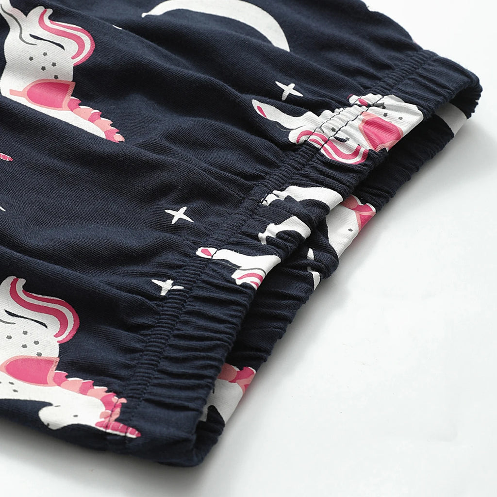 Pijamas para niños niña niño pequeño unicornio esqueleto Halloween ropa de dormir bebé lindo carnaval pijama Unicornio infantil