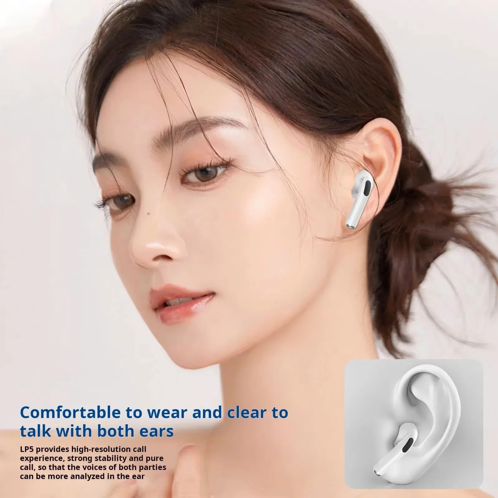 Auriculares inalámbricos Bluetooth Air Pro 5 TWS Max con sonido de alta fidelidad, baja latencia y reducción de ruido para iPhone y Android.