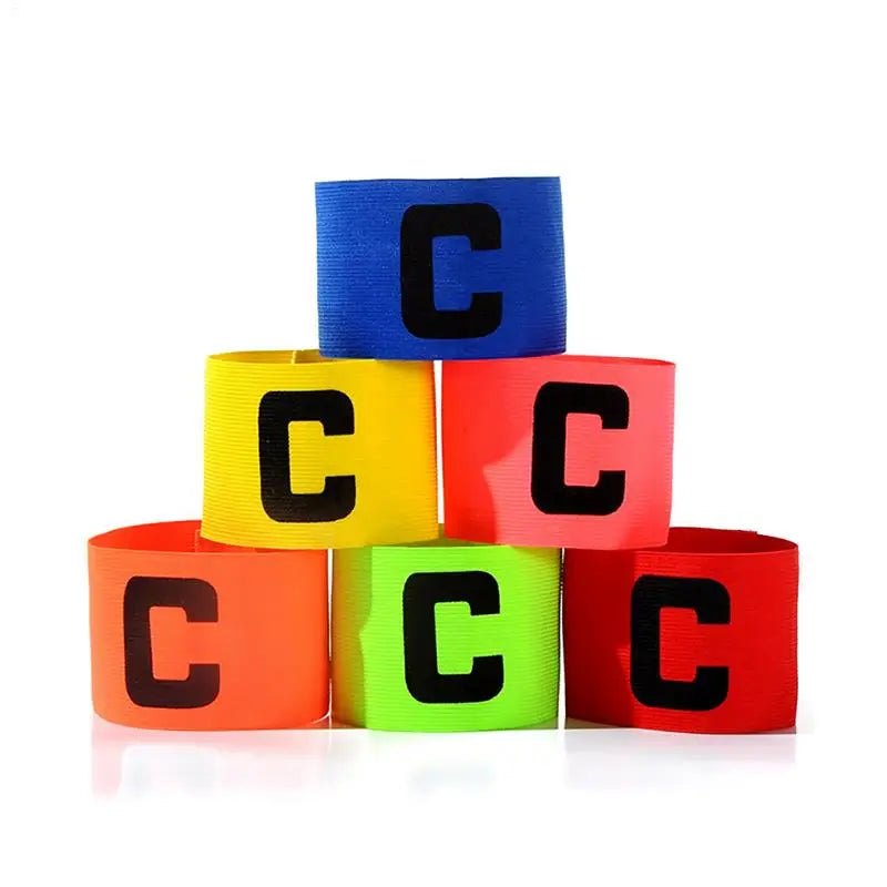 Brazalete de capitán de fútbol. Brazalete de capitán profesional. Brazalete ajustable. Equipo de entrenamiento para partidos de fútbol.