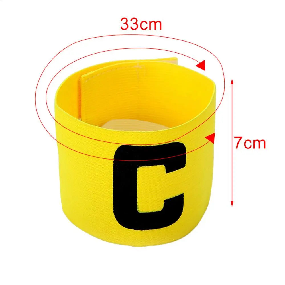 Brazalete de capitán de fútbol. Brazalete de capitán profesional. Brazalete ajustable. Equipo de entrenamiento para partidos de fútbol.