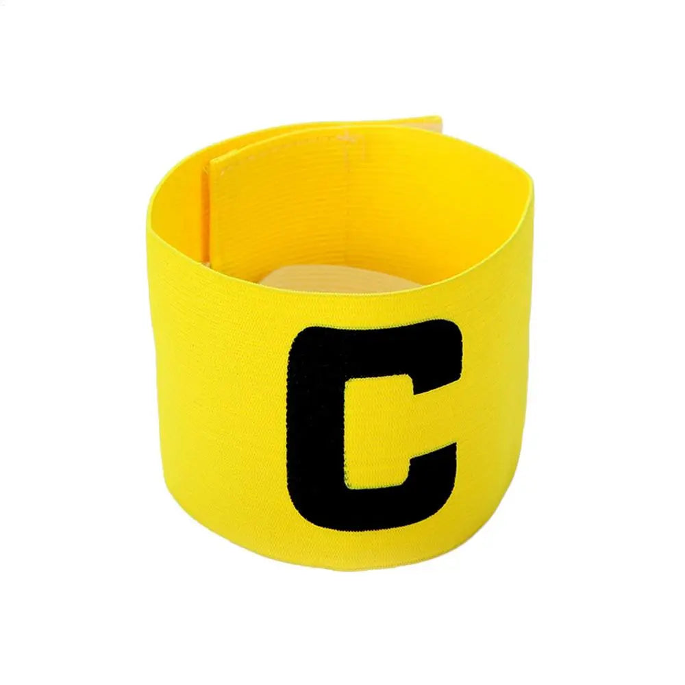 Brazalete de capitán de fútbol. Brazalete de capitán profesional. Brazalete ajustable. Equipo de entrenamiento para partidos de fútbol.