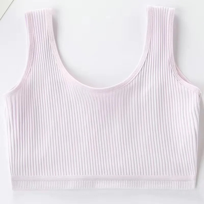 Sujetador de algodón para niña, ropa interior para niñas adolescentes, niños grandes, estudiantes, camisetas pequeñas, escolares, sujetador para niñas