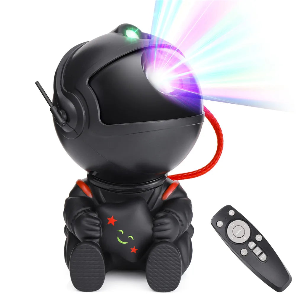 Proyector de galaxia, luz nocturna LED, proyector de estrellas, proyector de astronautas, luz de galaxia para el hogar, dormitorio decorativo, regalo para niños.
