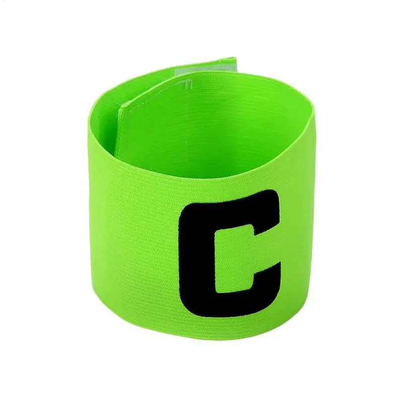 Brazalete de capitán de fútbol. Brazalete de capitán profesional. Brazalete ajustable. Equipo de entrenamiento para partidos de fútbol.