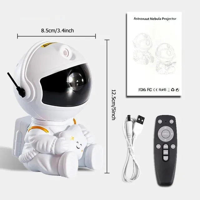 Proyector de galaxia, luz nocturna LED, proyector de estrellas, proyector de astronautas, luz de galaxia para el hogar, dormitorio decorativo, regalo para niños.