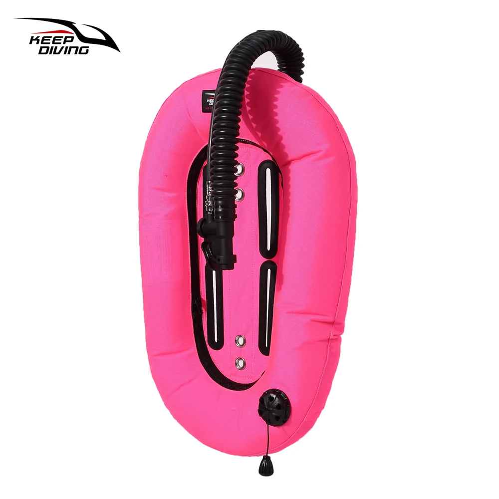 1 unidad de 30 libras de chaleco de buceo con ala de dona, cilindro de buceo técnico de un solo tanque, compensador de flotabilidad, equipo de seguridad