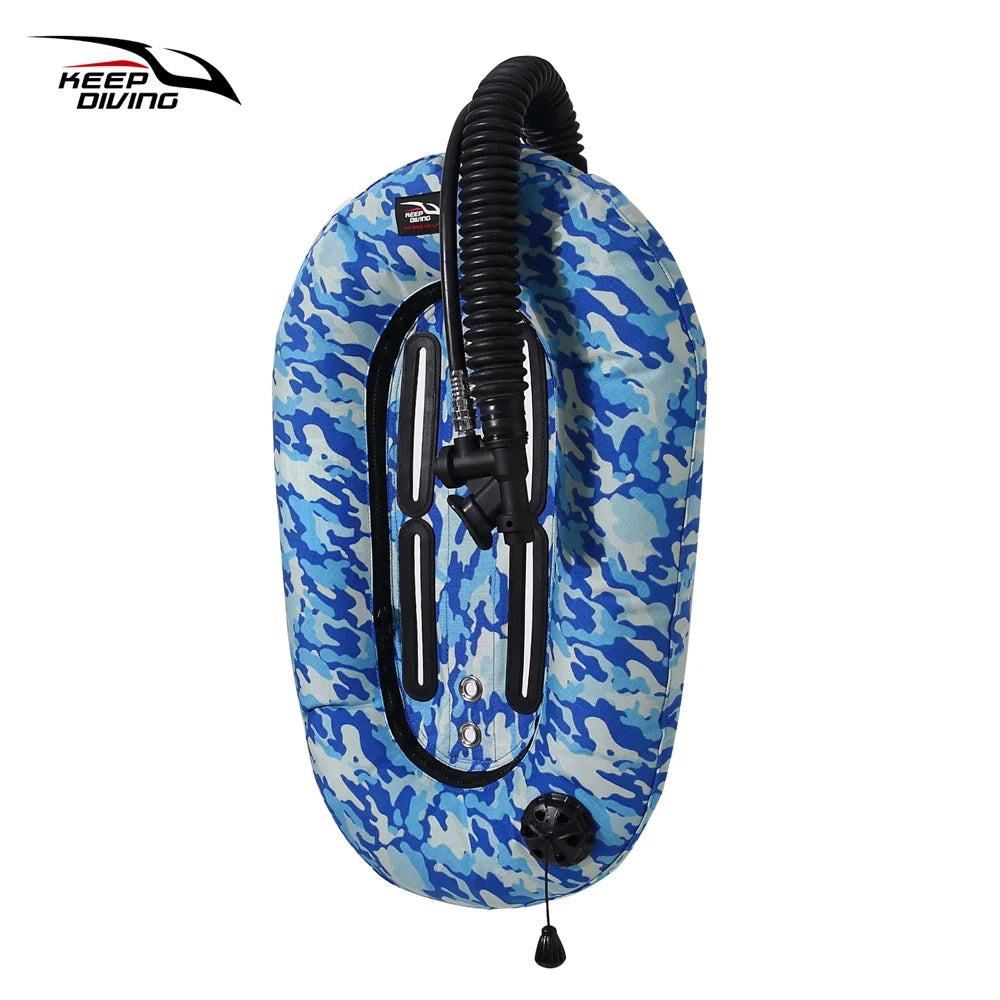 1 unidad de 30 libras de chaleco de buceo con ala de dona, cilindro de buceo técnico de un solo tanque, compensador de flotabilidad, equipo de seguridad