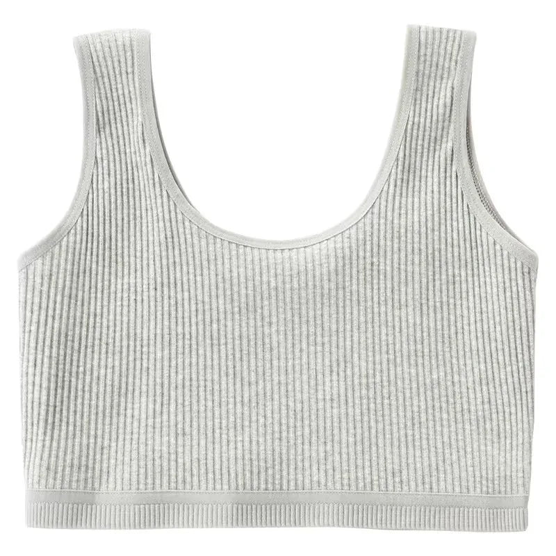 Sujetador de algodón para niña, ropa interior para niñas adolescentes, niños grandes, estudiantes, camisetas pequeñas, escolares, sujetador para niñas