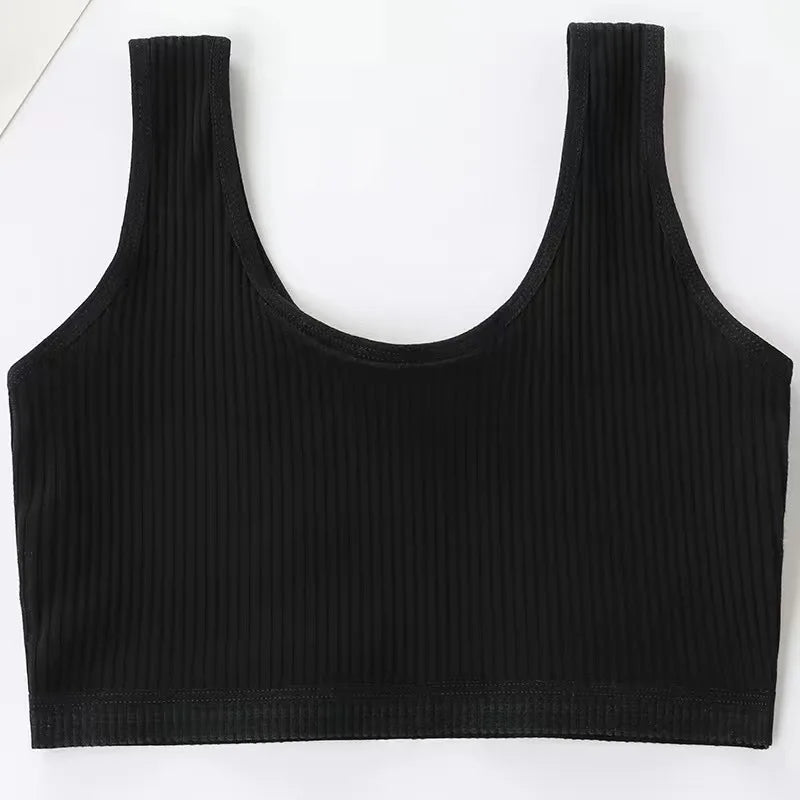 Sujetador de algodón para niña, ropa interior para niñas adolescentes, niños grandes, estudiantes, camisetas pequeñas, escolares, sujetador para niñas