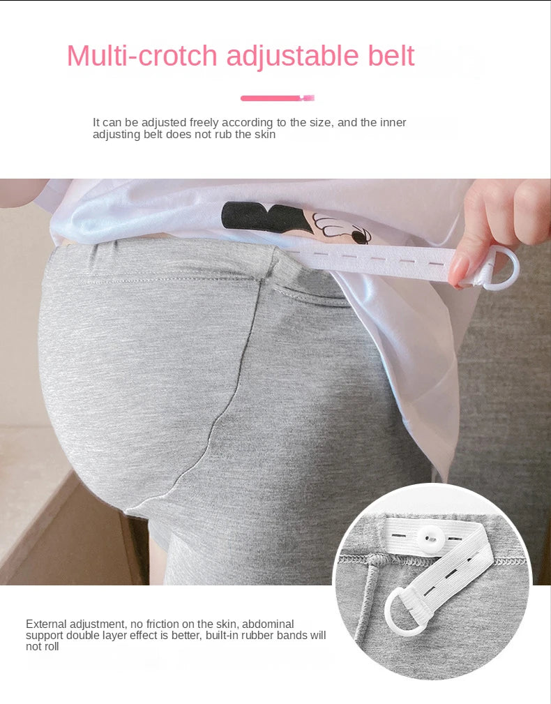 Leggings de maternidad con cintura ajustable para mujeres embarazadas, ropa de embarazo, pantalones, ropa para mujer embarazada, premamá, embarazo, suave y delgado