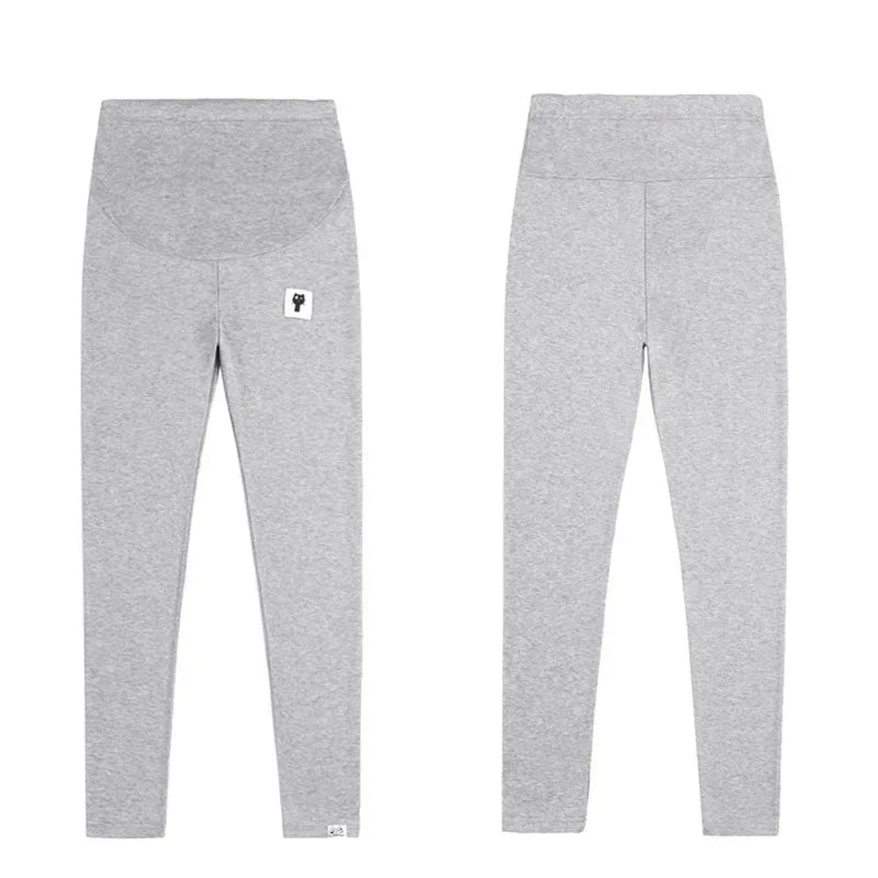 Leggings de maternidad con cintura ajustable para mujeres embarazadas, ropa de embarazo, pantalones, ropa para mujer embarazada, premamá, embarazo, suave y delgado