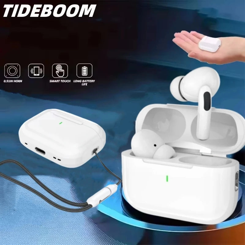 Auriculares inalámbricos Bluetooth Air Pro 5 TWS Max con sonido de alta fidelidad, baja latencia y reducción de ruido para iPhone y Android.