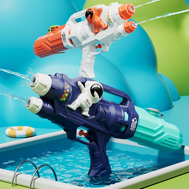 Pistola de agua de juguete para niños, potente pistola de agua con capacidad de 500 ml de humedad, pistola de agua de largo alcance para piscina para niños y niñas.