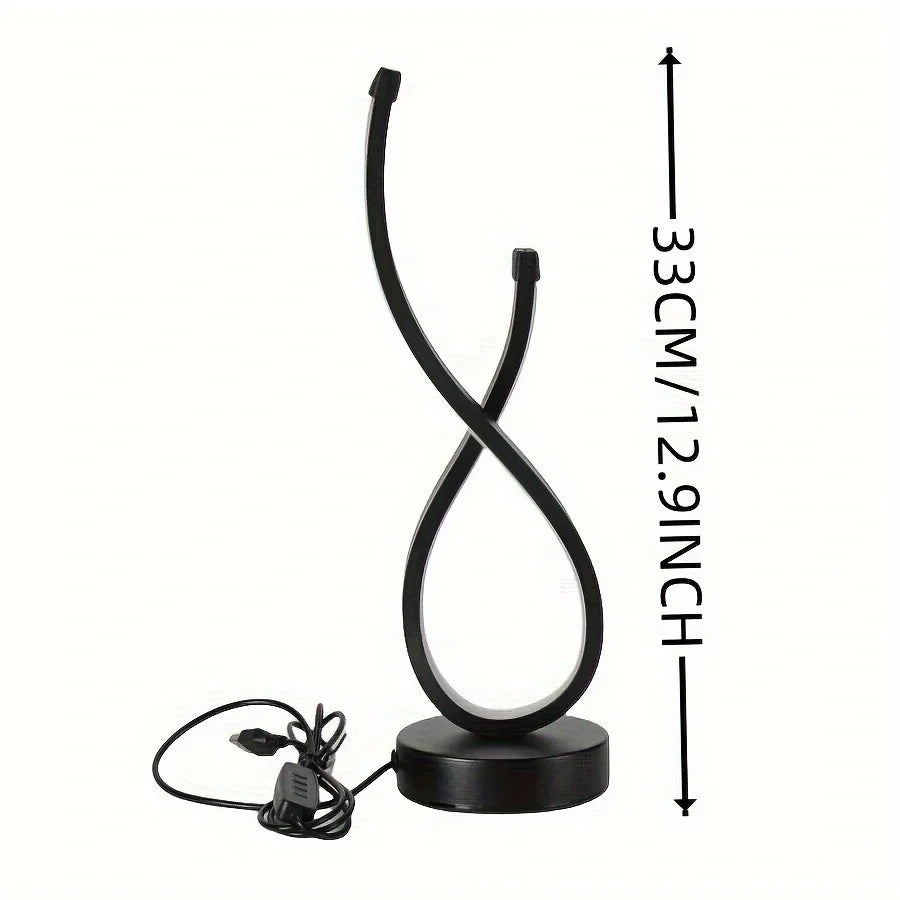 Lámpara de mesa LED para dormitorio, luz nocturna, creativa, para restaurante, cafetería
