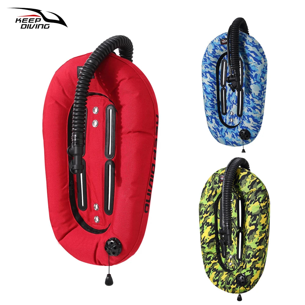 1 unidad de 30 libras de chaleco de buceo con ala de dona, cilindro de buceo técnico de un solo tanque, compensador de flotabilidad, equipo de seguridad