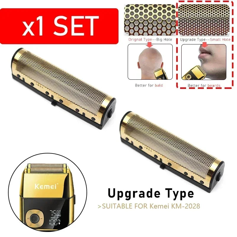 Cuchilla de repuesto para Kemei KM-2028 2027 TX8, juego de cuchillas profesionales originales, cortadora de pelo, accesorios de afeitado para peluquería.