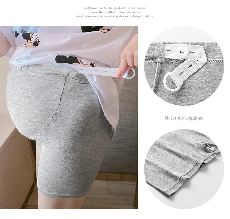 Leggings de maternidad con cintura ajustable para mujeres embarazadas, ropa de embarazo, pantalones, ropa para mujer embarazada, premamá, embarazo, suave y delgado