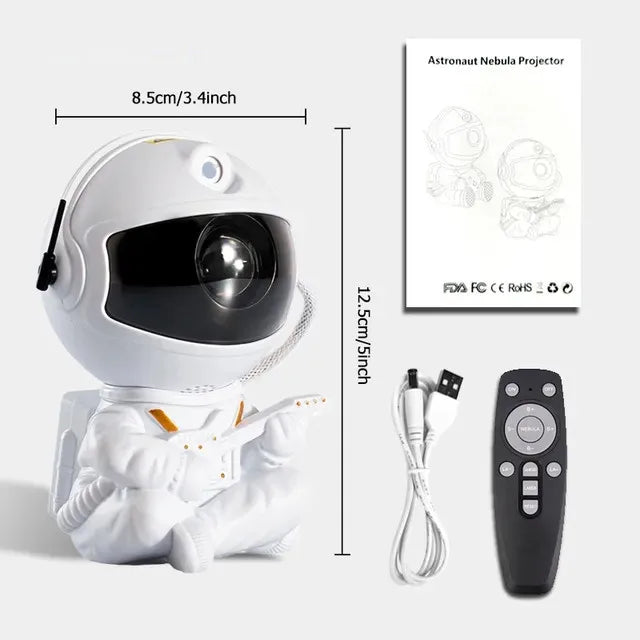 Proyector de galaxia, luz nocturna LED, proyector de estrellas, proyector de astronautas, luz de galaxia para el hogar, dormitorio decorativo, regalo para niños.