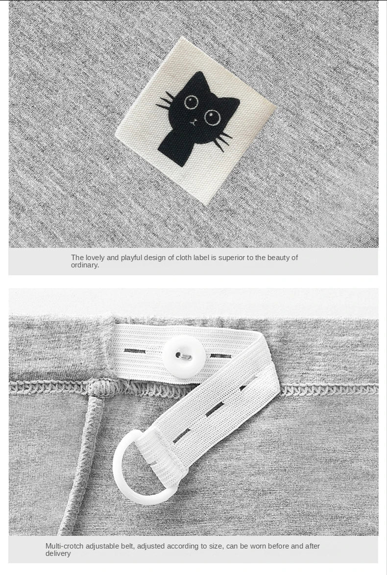 Leggings de maternidad con cintura ajustable para mujeres embarazadas, ropa de embarazo, pantalones, ropa para mujer embarazada, premamá, embarazo, suave y delgado