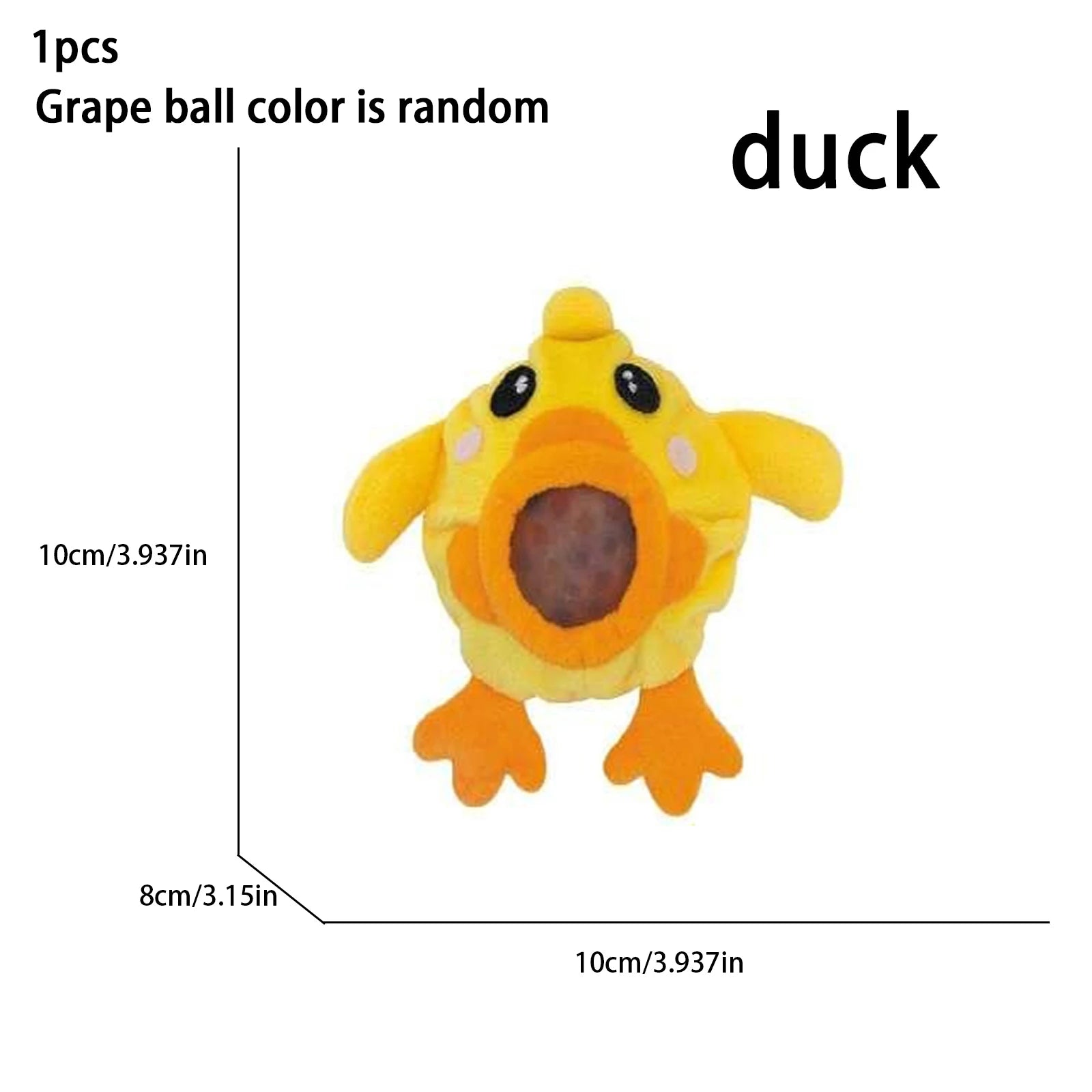 Muñeco de peluche Pinch, divertido juguete creativo y único para aliviar el estrés, pelota de pellizco, pequeño monstruo, regalo