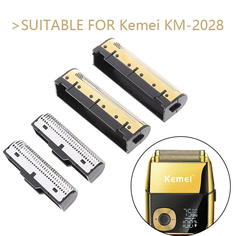 Cuchilla de repuesto para Kemei KM-2028 2027 TX8, juego de cuchillas profesionales originales, cortadora de pelo, accesorios de afeitado para peluquería.