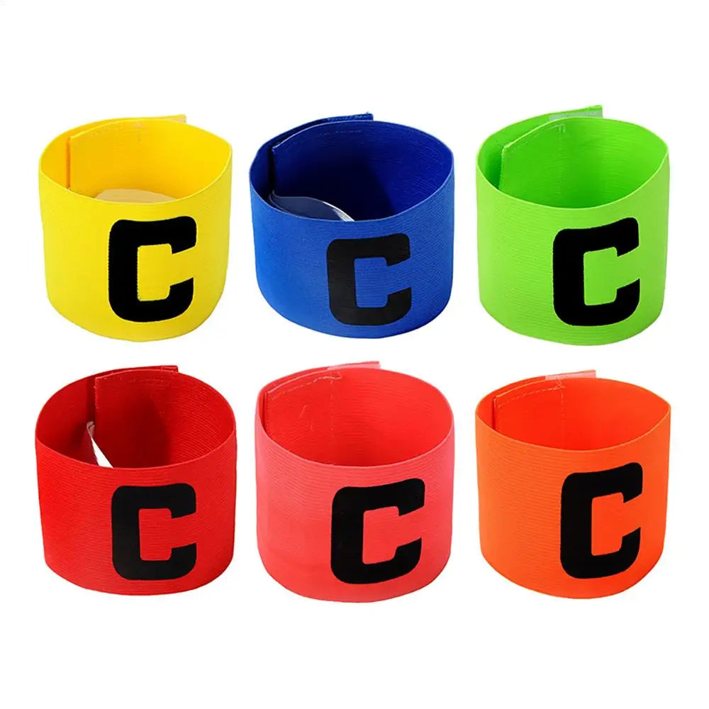 Brazalete de capitán de fútbol. Brazalete de capitán profesional. Brazalete ajustable. Equipo de entrenamiento para partidos de fútbol.