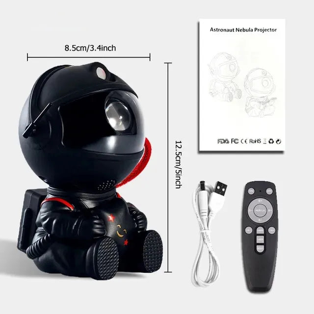 Proyector de galaxia, luz nocturna LED, proyector de estrellas, proyector de astronautas, luz de galaxia para el hogar, dormitorio decorativo, regalo para niños.